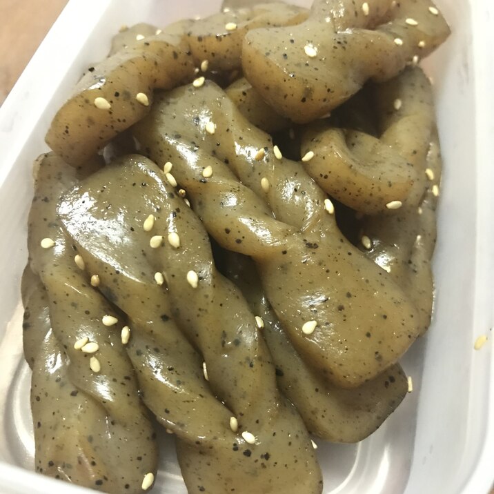 作り置き!こんにゃくの甘辛煮